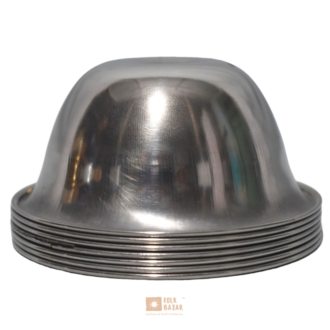 Plain Steel Ting (Offeringbowl) (Set of 7)